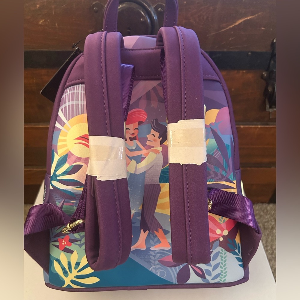 Loungefly Disney The Little Mermaid Castle Collection Mini Backpack - NWT - Picture 3 of 6
